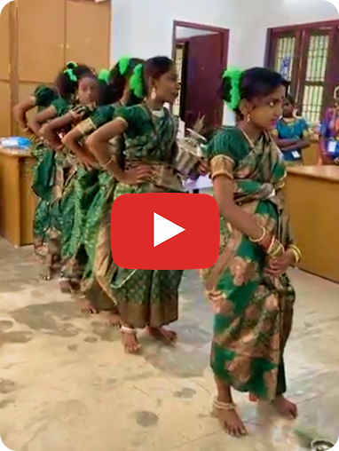 Folk dance by Semmangudi school students