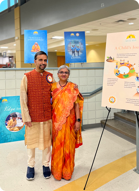 Knoxville chapter coordinators Ram and Uma
