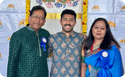 Austin chapter core team members Vasu Swathy and Rishab