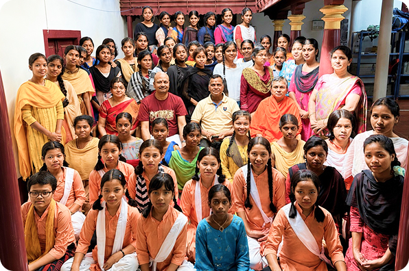 Anu and Hari Subramanian's girls' chatralaya visit